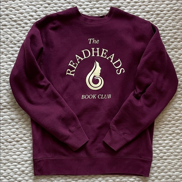 Readheads Book Club Maroon Sweatshirt - Picture 1 of 3